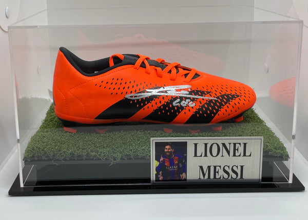 Messi hotsell signed boot