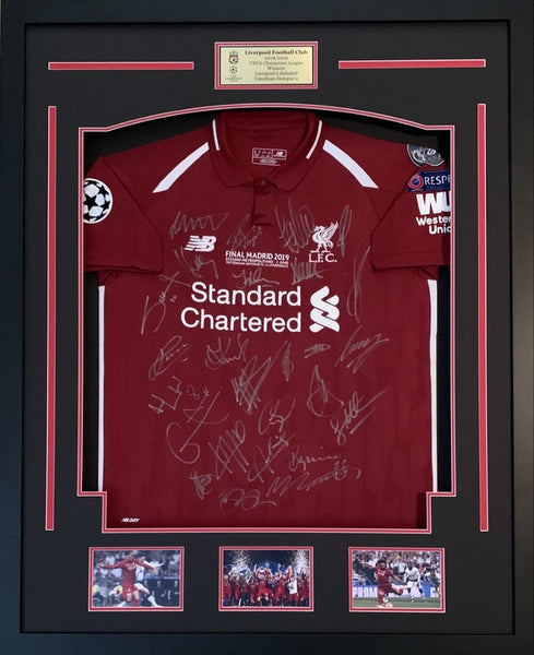 Liverpool store signed memorabilia