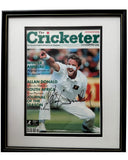 Allan Donald South African Cricketer, Personally Signed Cricketer Magazine, Framed