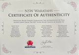 NSW Waratahs Super Rugby Team Signed Jersey, Framed - 1 only!