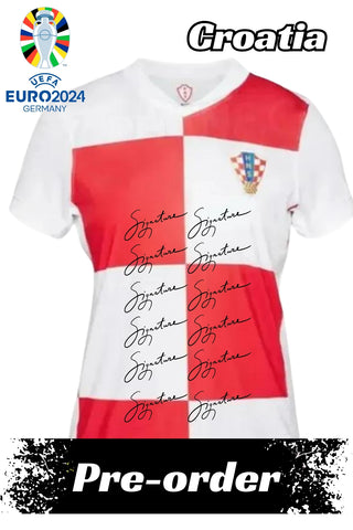 Croatia - Pre-order now: Euros 2024 Team Signed Jersey