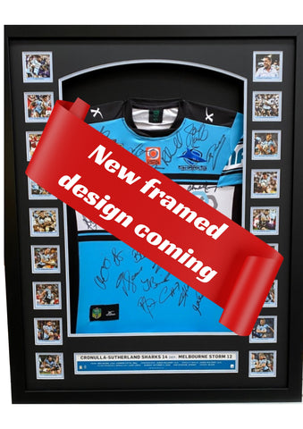 Cronulla Sharks 2016 NRL Premiers Team Signed Jersey