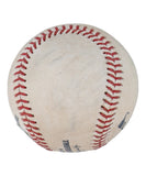 Game-used Rawlings Official Major League Baseball. 2/10/22 New York Yankees vs Baltimore Orioles MLB game.