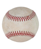 Game-used Rawlings Official Major League Baseball. 2/10/22 New York Yankees vs Baltimore Orioles MLB game.