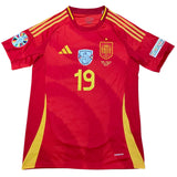 Lamine Yamal Personally Signed Spain Euros 2024 Jersey