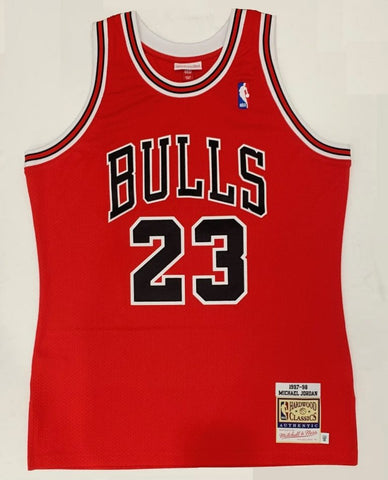 Michael Jordan Personally Signed Red Chicago Bulls Jersey - UDA, 1997-98
