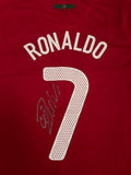 Portugal 2010 World Cup Team Signed Jersey, #7 Cristiano Ronaldo Single Signed on the Back. 1 Only.