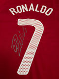 Portugal 2010 World Cup Team Signed Jersey, #7 Cristiano Ronaldo Single Signed on the Back. 1 Only.