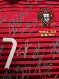 Portugal 2014 World Cup Team Signed Jersey, #7 Cristiano Ronaldo Single Signed on the Back. 1 Only.