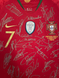 Portugal 2018-2019 European Champions League Team Signed Jersey, #7 Cristiano Ronaldo Single Signed on the Back. 1 Only.