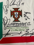 Portugal Euro 2012 Team Signed Jersey, Cristiano Ronaldo Single Signed on the Back. 1 Only, Long Sleeves.