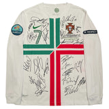 Portugal Euro 2012 Team Signed Jersey, Cristiano Ronaldo Single Signed on the Back. 1 Only, Long Sleeves.