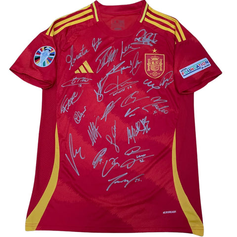 Spain Euros 2024 Champions Team Signed Jersey