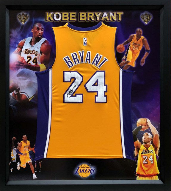 Kobe Bryant Hand-Signed #24 LA Lakers Yellow Jersey – Sports Online