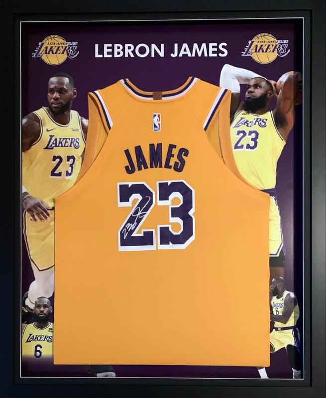 LeBron James Signed Los Angeles Lakers Home Jersey