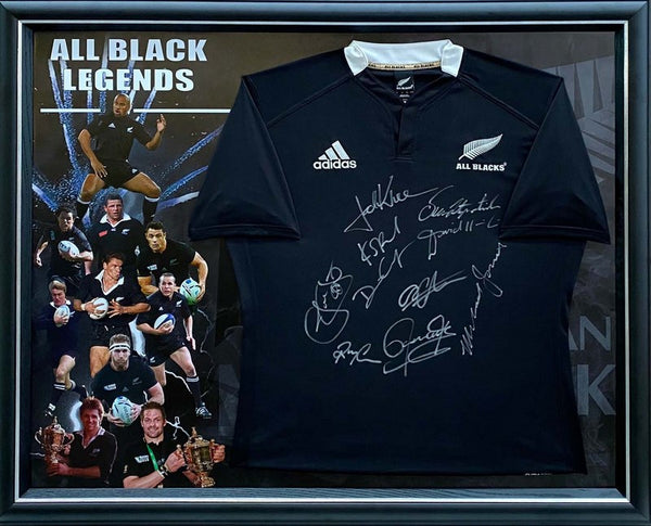 New Zealand soccer legends' signature jerseys