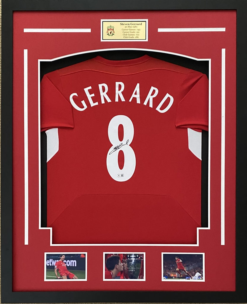 Signed steven gerrard store jersey